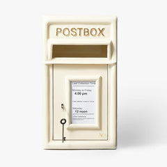 Pillar Mounted Post Box - Classic Cast iron Large Letter Box