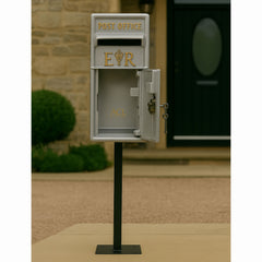 ER Post Box with Lock Wall Mount OR Pillar Mount Mail Box
