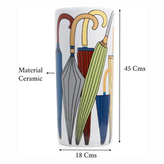 Ceramic Umbrella Stand -  Umbrella Design