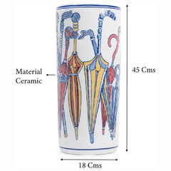 Ceramic Umbrella Stand -  Umbrella Design 2