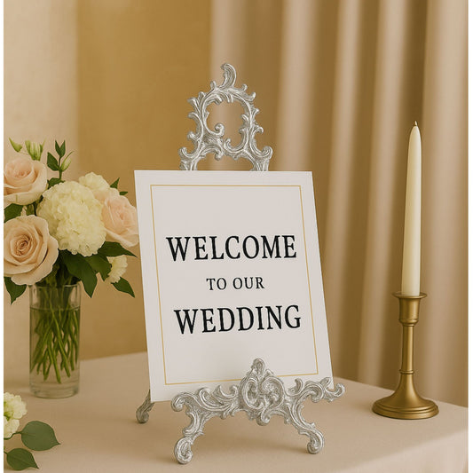 Silver Easels - Display Stand