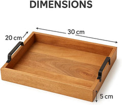 Decorative Serving Wooden Trays - Rectangular Shape