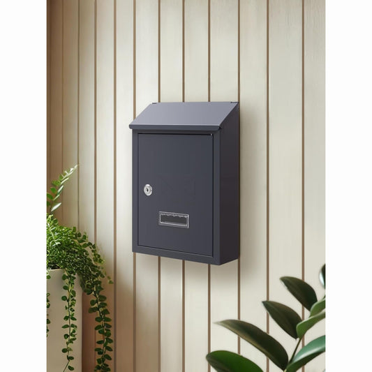 Wall Mounted Post Box - Lockable Mailbox with 2 Keys