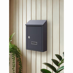 Wall Mounted Post Box - Lockable Mailbox with 2 Keys
