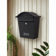 Wall Mounted Post Box - Lockable Mailbox with 2 Keys