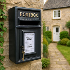 Wall Mounted Post Box Classic Cast iron Large Letter Box