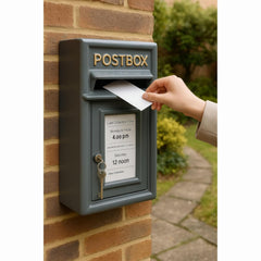 Wall Mounted Post Box Classic Cast iron Large Letter Box