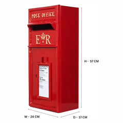 ER Post Wall Mounted - Mailbox with Key