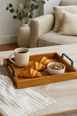 Decorative Serving Wooden Trays - Rectangular Shape