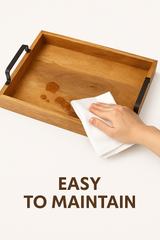 Decorative Serving Wooden Trays - Rectangular Shape