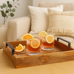 Decorative Serving Wooden Trays - Rectangular Shape