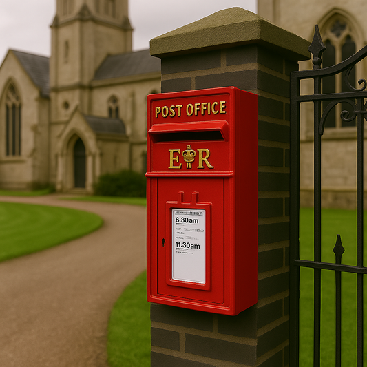 ER Post Wall Mounted - Mailbox with Key