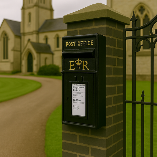 ER Post Wall Mounted - Mailbox with Key