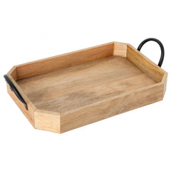Decorative Serving Wooden Trays - Hexagonal Shape