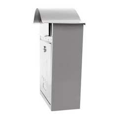 Letter Box - Top Curved Wall Mounted Lockable Post Box
