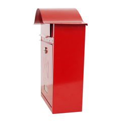 Letter Box - Top Curved Wall Mounted Lockable Post Box