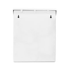 Post Embossed Mailbox with Flap   - White
