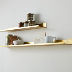 Floating Shelves- Gold Finish (90 CM)