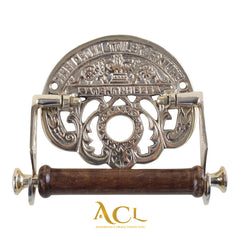 The Crown Fixture Solid Brass Toilet Roll Holder