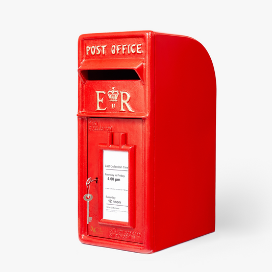 Outdoor Post Box Vintage Mail Box, Traditional Newspaper Letter Box Post Box with Key of Lock Wall Mounted Post Box to Keep Your and Green, Size