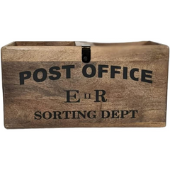 POST OFFICE WOODEN CRATE