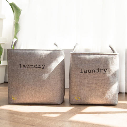 Laundry Bag - Square - Grey
