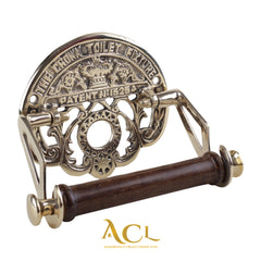 The Crown Fixture Solid Brass Toilet Roll Holder