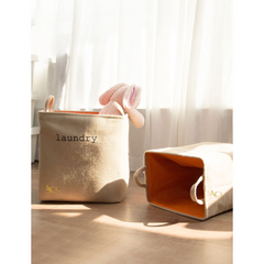 Laundry Bag - Square - Brown