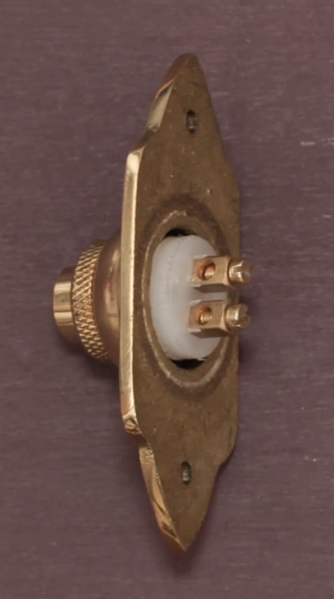 Edwardian Victorian Style Push Button Door Bell (75 mm)