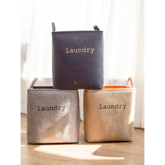 Laundry Bag - Square - Grey