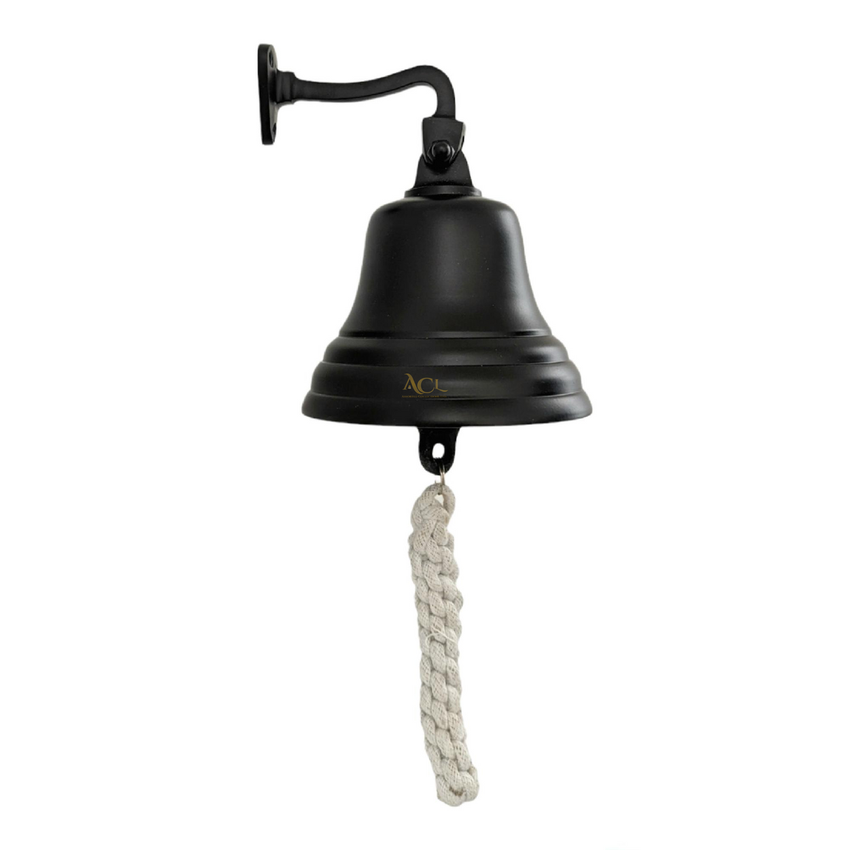 Bell Wall Mounted Black - 5"