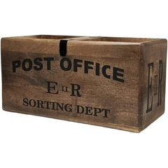 POST OFFICE WOODEN CRATE