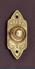 Edwardian Victorian Style Push Button Door Bell (75 mm)