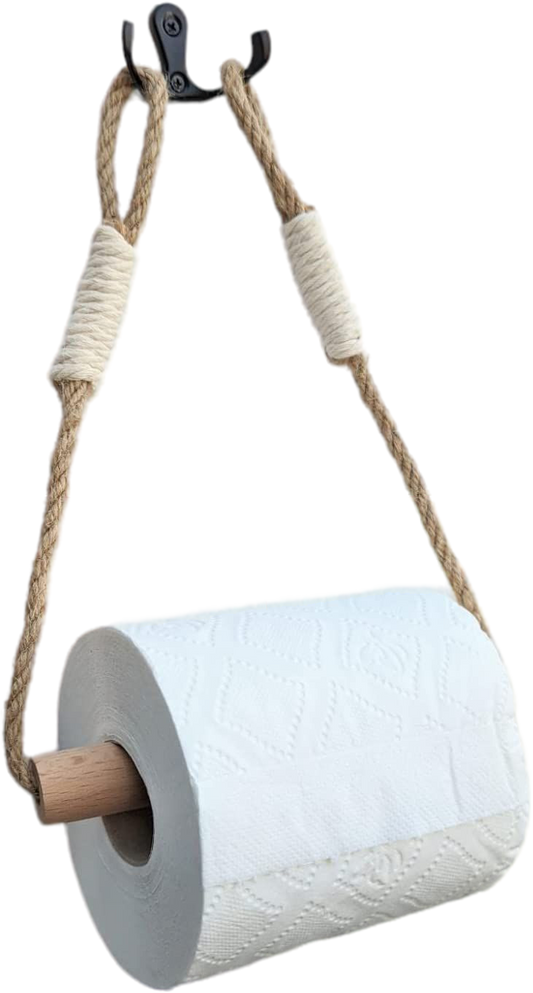 Jute Rope Toilet Roll Holder