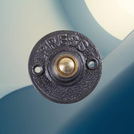 Push Button Door Bell Cast Iron - PRESS 60mm