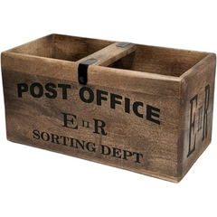 POST OFFICE WOODEN CRATE