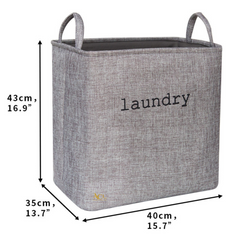 Laundry Bag - Square - Grey