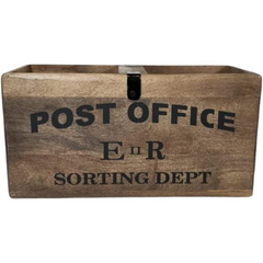 POST OFFICE WOODEN CRATE