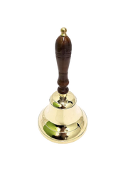 Wooden Handle Brass Bell