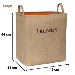 Laundry Bag - Square - Brown